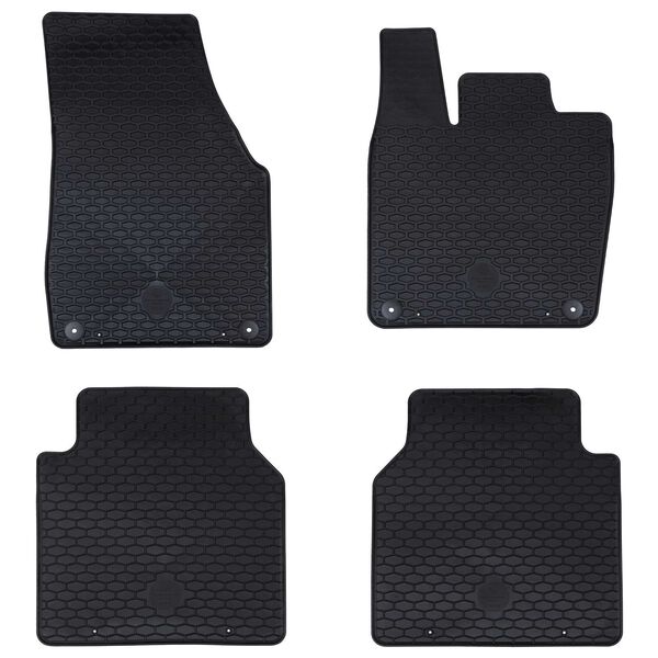 vidaXL Bilmatte 4 pcs Svart Passer for VW ID.7 2023- Gummi