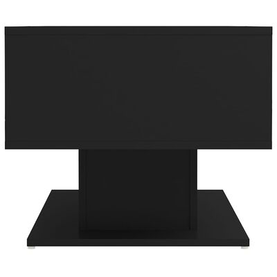 vidaXL Salongbord svart 103,5x50x44,5 cm sponplate
