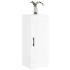 vidaXL Veggmontert skap h&oslash;yskap hvit 34,5x34x90 cm konstruert tre