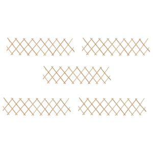 vidaXL Espaliergjerder 5 stk gran 180x30 cm