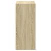 vidaXL Bokhylle sonoma eik 68,5x32x75 cm konstruert tre