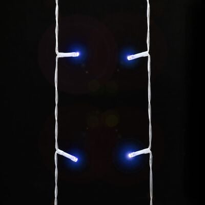 vidaXL Juletrelys 320 LEDs blå 375 cm