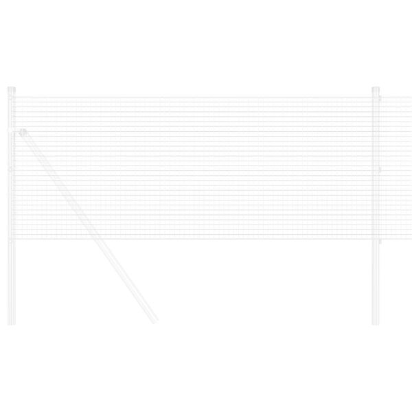 vidaXL Sveist tr&aring;dgjerde s&oslash;lv 1.4 x 50 m