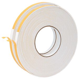 vidaXL Selvklebende skum tape 2 stk. Hvit 10mm x 10m CR skum
