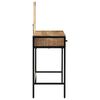 vidaXL Sminkebord med skuff Brun 100 x 40 x 120 cm Massivt mangotre