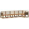 vidaXL Utend&oslash;rs sofa-sett 6 pcs Naturlig Solid akasietre