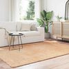 vidaXL Flossteppe med lang luv NAVARRA beige 160x230 cm polyester