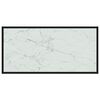 vidaXL Salongbord hvit 100x50x35 cm herdet glass