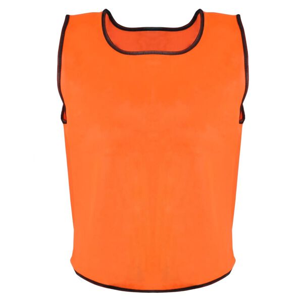 10stk Oransj Sport Bib Junior
