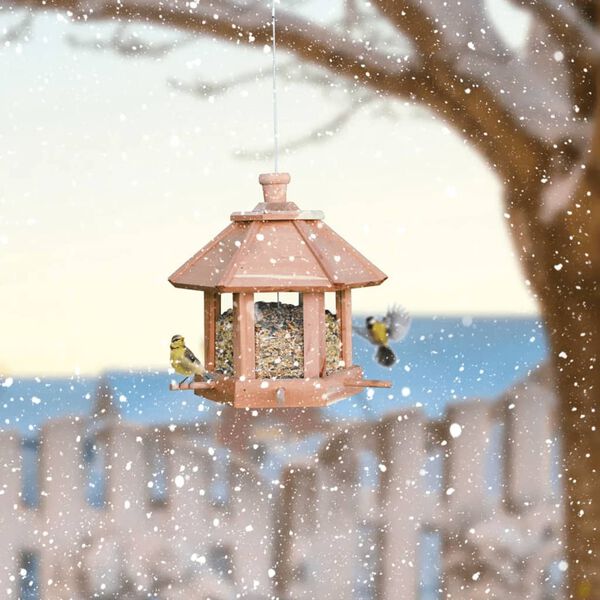 HI Hengende fuglemater brun