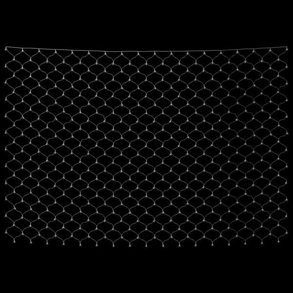 vidaXL Julenettlys kaldt hvitt 4x4 m 544 lysdioder innend&oslash;rs og utend&oslash;rs