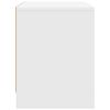 vidaXL Nattbord 2 stk hvit 45x34x44,5 cm konstruert tre