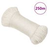 vidaXL Arbeidstau hvit 8 mm 250 m polypropylen