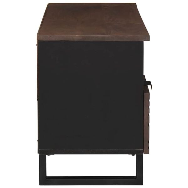 vidaXL TV Enheter med skuff Valn&oslash;tt 100 x 33 x 46 cm Konstruert tre