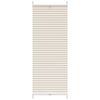 vidaXL Plissegardiner 40 x 125 cm Krem
