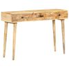vidaXL Konsollbord 115x35x76 cm heltre mango