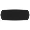 vidaXL Luksuri&oslash;s servant rund matt svart 40x15 cm keramisk