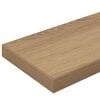 vidaXL Bokhyllebrett 4 pcs Brun 100 x 10 x 1,5 cm Konstruert tre