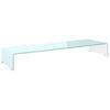 vidaXL TV-benk glass gr&oslash;nn 100x30x13 cm