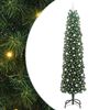 vidaXL Kunstig juletre gr&oslash;nn 240 cm PVC og st&aring;l og plast