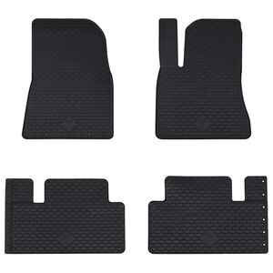 vidaXL Bilmatte 4 pcs Svart passer for Tesla MODEL 3 2017- 4D Bak