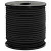 vidaXL Bungee Snorer 6 mm Svart PP og gummi