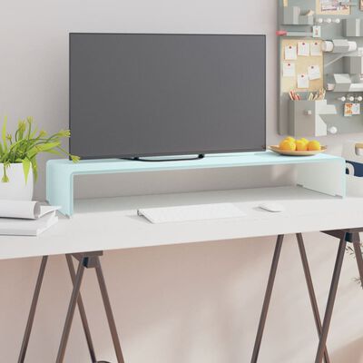 vidaXL TV-benk glass grønn 90x30x13 cm