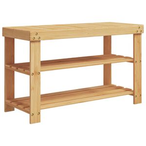 vidaXL Skostativ 3-lags 70x27,5x45 cm bambus