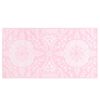 vidaXL Uteteppe ARAKIL rosa 80x150 cm PP
