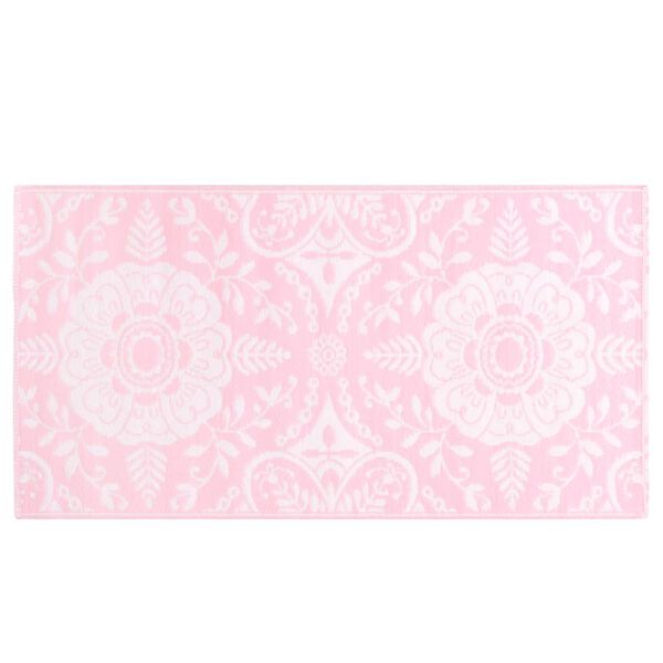 vidaXL Uteteppe ARAKIL rosa 80x150 cm PP