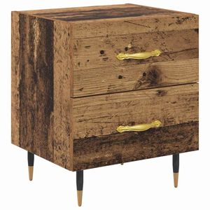 vidaXL Nattbordskap Gammelt tre 40 x 35 x 47,5 cm Konstruert tre