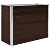 vidaXL H&oslash;ybed brun 100x40x77 cm galvanisert st&aring;l