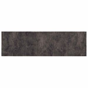 vidaXL Kj&oslash;kken teppe Svart betong 150 x 45 cm 100% Polyamid Vaskbar