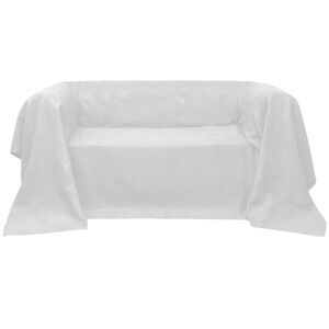 Mikro-semsket sofa overtrekk kremfarget 270 x 350 cm