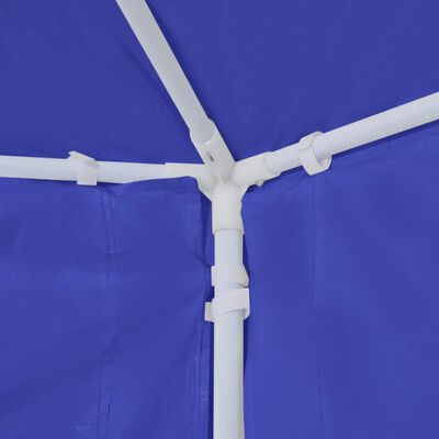 vidaXL Festtelt med 6 sidevegger 2x2 m blå