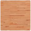 vidaXL Bordplate 70x70x4 cm firkantet heltre b&oslash;ketre