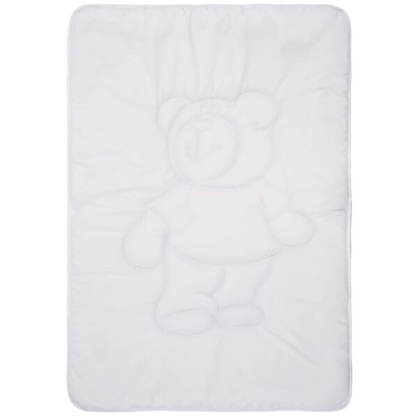 vidaXL Dynesett barn 3 deler hvit 100x135 cm/40x60 cm