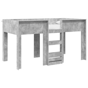 vidaXL K&oslash;yeseng for Barn Betonggr&aring; 100 x 200 cm Konstruert tre