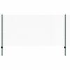 vidaXL Sekskantet gjerde med post 50 x 1,2 m PVC-belagt st&aring;l Gr&oslash;nn