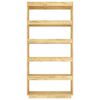 vidaXL Bokhylle/romdeler 80x35x167 cm heltre furu
