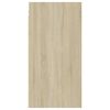vidaXL TV-benk sonoma eik 30,5x30x60 cm konstruert tre