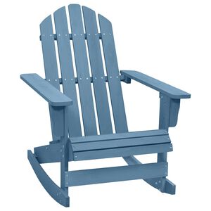 vidaXL Adirondack gyngestol for hage heltre gran bl&aring;