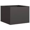 vidaXL Plantekasse svart 40x40x30 cm st&aring;l