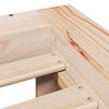 vidaXL Sengeramme uten madrass 90x200 cm heltre furu