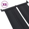vidaXL Soldrevne bassengvarmerpaneler 6 stk 80x310 cm