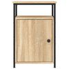 vidaXL Nattbord 2 stk sonoma eik 40x42x60 cm konstruert tre