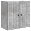 vidaXL Vegghengt skap Betonggr&aring; 59 x 31 x 60 cm Konstruert tre