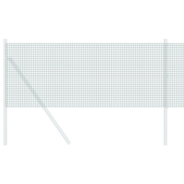 vidaXL Sveist trådgjerde grønn 0.4 x 50 m Stål