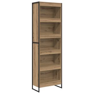 vidaXL Bokskap 60 x 30 x 189,5 cm Konstruert tre Kunstnerisk Eik