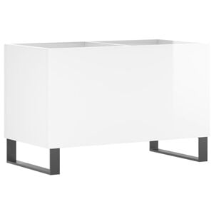 vidaXL Hifi-benk h&oslash;yglans hvit 74,5x38x48 cm konstruert tre